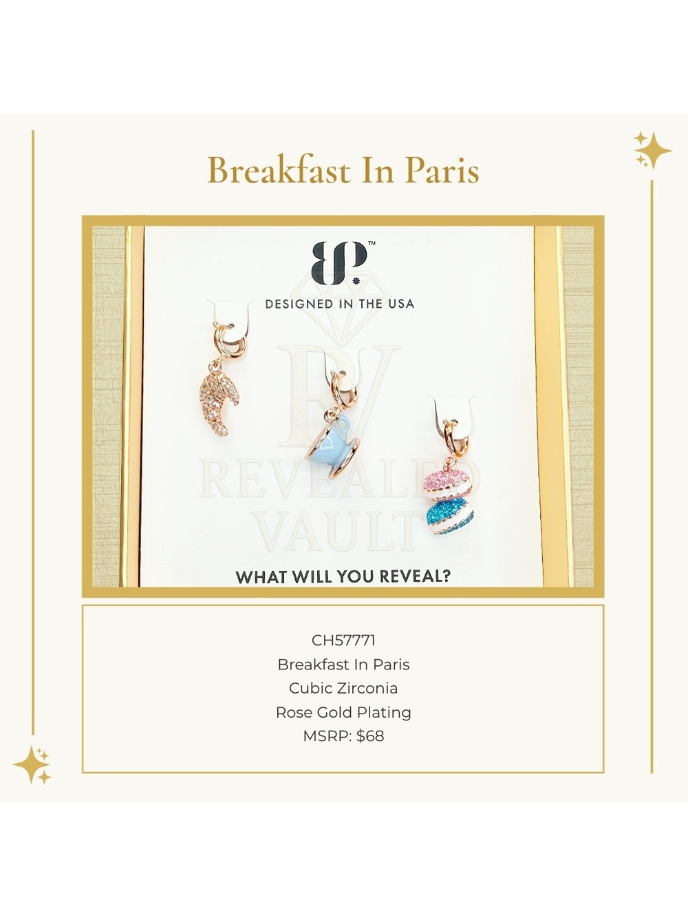 Breakfast In Paris - Gem Society Charms Summer 2026